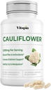 Supplément en poudre de chou-fleur bio Superfood Veggies - Sulforaphane naturel, Vitamines, Minéraux pour la digestion, Énergie, Support Antioxydant - 120 Capsules végétales, Non-OGM, Sans gluten