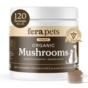 Fera Huisdier paddo supplement voor honden en katten met Turkije staart - USDA Organic - Cognitive and Immune Support - Verbetert de leverfunctie - Ondersteunt een gezonde darm - poeder - 120 scoops