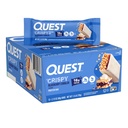 Quest Nutrition Broyeur de bleuets croquants Hero Protein Bar, 16g de protéines, 1g de sucre, 3g de glucides nets, Snack sans protéines de gluten, Keto Friendly, 12 Compte