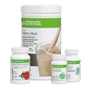 HERBALIFE Quickstart Cookies 'n Cream Kit: Formula 1 Nutritional Shake Mix, Formula 2 Multivitamine Complex, Formula 3 Cell Activator, Kruidenthee Concentraat Boosts Metabolisme
