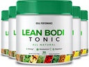 Lean Bodi Tonic Powder Officiële Formule, LeanBodi Tonic Alle Natuurlijke - Maximale sterkte met vitamine B6, BCAA, LeanBodi Powder Support, Lean Bodi Advanced Formula Reviews (5 Pack)