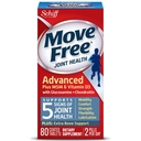 Move Free Advanced Plus MSM en vitamine D3, 80 tabletten - Joint Health Supplement met Glucosamine en Chondroitin (verpakking van 3)