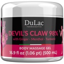 Dulàc - Griffe du Diable 98% Crème Puissance Maximale 16.9 Fl Oz, Crème Relaxeuse articulaire et musculaire naturelle pour les douleurs musculaires et articulaires récurrentes, enrichie de menthol pour effet frais