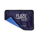Paquet de gel réutilisable FlexiKold avec pailles – Paquet de compression à froid pour blessures – Paquet de glace médicale flexible pour le dos, épaules, jambes, genou, sciatique, douleur musculaire – demi-taille
