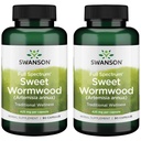 Swanson Sweet Wormwood - May Promote GI Gut Health, Microbial Balance & Digestief Health Support - Herbal Supplement with Artemisinin - (90 Capsules, 425mg Each) 2 Pack