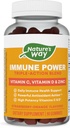 Nature's Way Immune Power, Triple Action Immune Support Blend*, Vitamines C en D, Zink, Aardbei-Orange Smaak, 90 Gummies