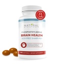 Sojavrij Fosfatidylserine 100mg - Fosfatidylserine Supplement van Zonnebloemlecithin, Gepatenteerde Sharp PS100, Hersengezondheid, Geheugenhulp, Cortisol Controle, Geestelijke scherpte, Niet GGO, 90 Softgels