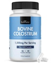 Colostrum Supplement Extra Strength 1500mg Per Serving - Grass Fed Colostrum Capsules from Bovine First Milking, Supports Gut Health and Immunity for Women and Men - Non-GMO, Gluten Free, 90 Count