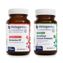 Metagenics Berberine GT (60 capsules) & UltraFlore Control Probiotic (30 porties) - Ondersteunt de gezondheid van het hart - Aids gezonde lichaamssamenstelling