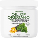 Olie van Oregano met Black Seed Oil Softgels, Oregano Oil Capsules Biologische, 2 in 1 6000mg Olie van Oregano met Black Seed Oil 200mg, 300 Tellen