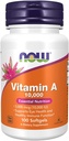 NU Voedingsmiddelen, Vitamine A, 10.000 IE, 100 Softgels