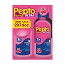 Pepto Bismol Liquid Ultra voor misselijkheid, brandend maagzuur, indigestie, verstoorde maag, en diarree - 5 Symptoom Fast Relief, Cherry Flavor 12 oz (pakket van 3)