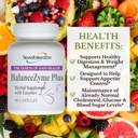 TRANSFORMATION LE GÉNÉSIS DE BONNE Équilibre SantéZyme Plus pour les femmes et les hommes, avec Garcinia Cambogia et Enzymes Blends pour une digestion saine, Gut Health, 90 Capsules
