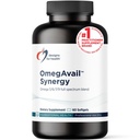Designs for Health OmegAvail Synergy - Omega Complex for Adults - Omega 3-6-7-9 Acides gras de l'huile de bore et de macadamia + Triglycéride (TG) Huile de poisson avec DHA & EPA (60 Softgels)