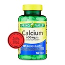 Spring Valley Calcium 600 mg, 100 tabletten 