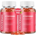 DREAVIO Gommies de vinaigre de cidre de pomme pour femmes et hommes, supplément de vinaigre de cidre de pomme pour adulte