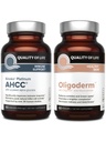 Kwaliteit van leven met Kinoko Platinum AHCC paddo Extract en Oligoderm met Oligonol Lychee Extract - Immune Support Skin Health Bundle