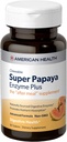 Amerikaanse gezondheid Super Papaya Enzyme Plus 90 Chwbls