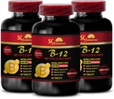 immuunondersteuning pillen - METHYLCOBALAMIN VITAMINE B-12 5000 - anti veroudering supplement voor vrouwen, beste energie supplementen, uithoudingsvermogen uithoudingsvermogen, immuunondersteuning capsules, vitamine b 12 metabolisme - 3 Bot 180