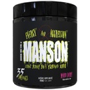 DARK METAL Inc Manson High Stim Pre workout poeder, energie focus kracht, geladen met Beta Alanine L Carnitine Cafeïne Infinergy, 35 Srvgs, gemengde Berry