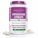 HealthyHey Nutrition Potassium Citrate -120 Vegetable Capsules