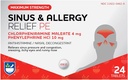 Rite Aid Sinus & Allergie Relief PE Tablets, Maximale Sterkte- 24 Telling Antihistamine en Nasale Decongestant 4 Uur Allergie Medicatie Allergie en Congestie Relief