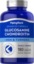 Piping Rock Glucosamine Chondroitin MSM en Kurkuma 