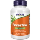 NU Supplementen, koortsfew met 0,5% - 0,7% Parthenolide, kruidensupplement, 100 Veg Capsules (verpakking van 1)