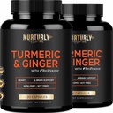 Kurkuma Curcumine met BioPerine & Gember, Black Pepper en 95% Curcuminoïden - Hoge Absorptie Kurkuma Supplementen voor Hearth - Non-GMO, Glutenvrij - 240 Capsules