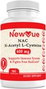 N-acétyl L-Cysteine (NAC) 600 mg, 180 gélules - Non-OGM, sans gluten