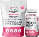 enlevend Biotin Gummies for Hair Growth & Strong Nails 