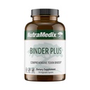 NutraMedix Binder Plus - Comprehensive Toxin Binder & Body Detoxicier - Prebiotic Antioxidant Support + Inulin, Bentoniet, Aloë Vera, Actieve Charcoal, Fulvic Minerals & Chitosan (120 Capsules)