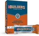Clif Builders - Proteïne Bars - Chocolade Pindakaas Smaak - 20g Proteïne - Glutenvrij (2,4 Ounce, 12 Tel)