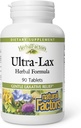HerbalFactors by Natural Factors, Ultra-Lax Formule à base de plantes, soutient doucement le soulagement de la constipation occasionnelle, 90 comprimés (90 portions)