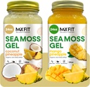 Sea Moss Gel Biologische Raw (Bundle of 2 Jars 24oz) Coconut Ananas en Mango Ananas Wildsrafted Gold Sea Moss Gel van Saint Lucia 