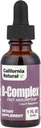 California Natural B Complex Sublingual Supplement, Framboos, 1 Ounce