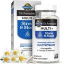 Garden of Life Dr. Formulated Multi+ Stress & Mood, Fermented Liposomal Multivitamine + Ashwagandha, B Vitaminen & Probiotica - 60 Capsules, Whole Food Vitamine & Mineral Supplement