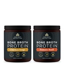 Oude voeding Bone Proteïnepoeder, Kippensoep, 15 porties + Bone Broth Proteïne Poeder, Tomato Basil, 15 porties