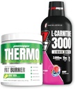 PROSUPPS Thermo Fat Burning Thermogenic Powder Spicy Rita et 3000 L-Carnitine Berry - Gestion du poids et préentraînement - Énergie, humeur, contrôle de l'appétit -