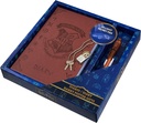 Harry Potter Lockable Dagboek met UV Onzichtbare Inkt Pen voor kinderen, tieners, Geheime Journal met Key, Lined Pages, Stationery Supplies, Cadeaus voor kinderen (Brown UV Pen)