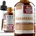 Rejuvica Health Active Turmeric 4oz XL Super Size - Advanced Liquid Supplement Tinctuur - Curcuma Longa Extract druppels - Kurkumawortels alleen - Natuurlijk voorkomende Curcumine