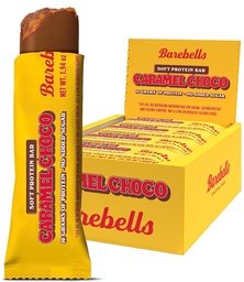 Barebells Soft Protein Bars Caramel Choco - 12 Count, 1.9oz Bars - Proteïne Snacks met 16 g hoog eiwit - Fluffy Chocolade Proteine Bar met 2g van Total Sugars - Zachte Proteïne Snack & Breakfast Bars