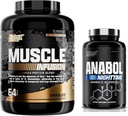 Nutrex Research Wei Proteïne Poeder, Chocolate Anabol PM Nighttime Muscle Builder & Slaaphulp