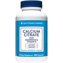 De vitamine Shoppe Calcium citraat+Magnesium&Vitamine D,Multi-Mineral Bone Health Supplement,Vitamine D Aids Absorptie, Calcium 999mg, Magnesium 567mg, Vitamine D 612IU per dagelijkse dosis (300 Capsules)