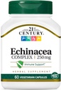 21e eeuw Echinacea Extract Veg Capsules, 60 Tel.
