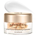 BODY FIRM Crepe Erase 4-in-1 Line Smoothing Capsules, Anti-Aging, Hydrating Face and Eye Serum with Hyaluronic Acid and Multi-Chain Peptide for Wrinkles, Crepe Skin & Fine Lines, 30 Count