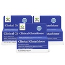 Terry naturellement clinique Glutathion - Supplément antioxydant pour une absorption élevée - Supplément alimentaire avec L-Glutathion - Supplément végétalien pour soutenir la santé cellulaire - 60 comprimés à fusion lente (paquet de 3)
