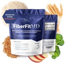 1MD Nutrition FiberFitMD - for Potent Digestief & Cardiovasculaire Ondersteuning - Health Supplement for Women & Men - High Fiber Powder - 30 Days