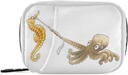 Grappige Seahorse Octopus pil Box 7 Dag pil geval Travel pil Organizer Bag met rits tas draagbare wekelijkse geval Compacte grootte voor vitamine supplement houder