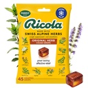 Ricola Original Herb Cough Drops, 45 Count, Cough Suppressant & Throat Relieving Drops with Naturally Sourced Menthol, Pleasing Herbal Taste for Coughs & Throat Irritation Symptoom Relief